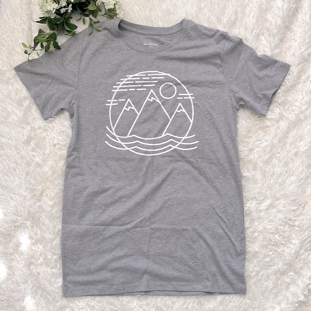 Mountains hiking outdoors graphics Tshirt